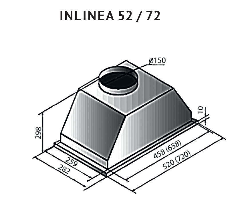 Схема встраивания Kuppersberg INLINEA 52 Black